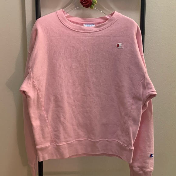 Champion Sweaters - CHAMPION Life Reverse Weave Crewneck Light Pink Medium
